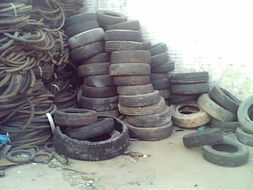 供应 回收大量钢丝 尼龙轮胎 求购进口废旧丁基胶内胎
